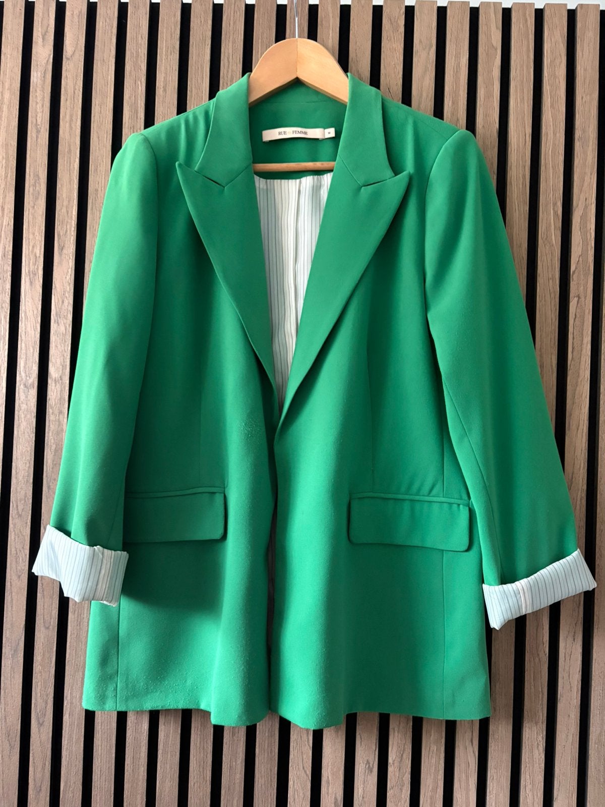 Groene blazer van Rue de Femme, Vêtements | Femmes, Taille 38/40 (M), Enlèvement ou Envoi, Vert, Porté