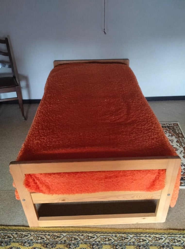 Bed, Ophalen, Eenpersoons, 200 cm, Hout