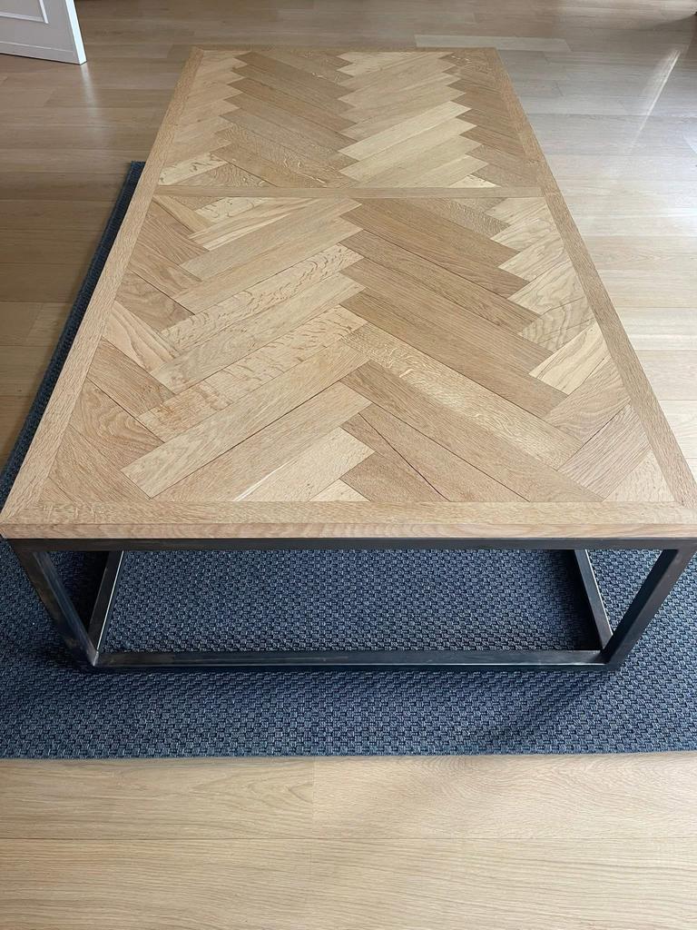 Magnifique table de salon chêne massif, Maison & Meubles, Tables | Tables de salon, Enlèvement, Comme neuf, Chêne