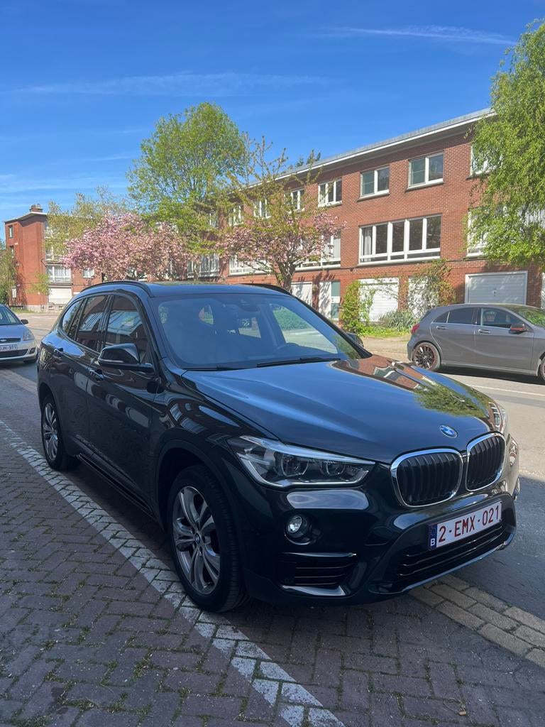 BMW X1 sDrive 18i, Auto's, Zwart, Zwart, Leder, 5 deurs