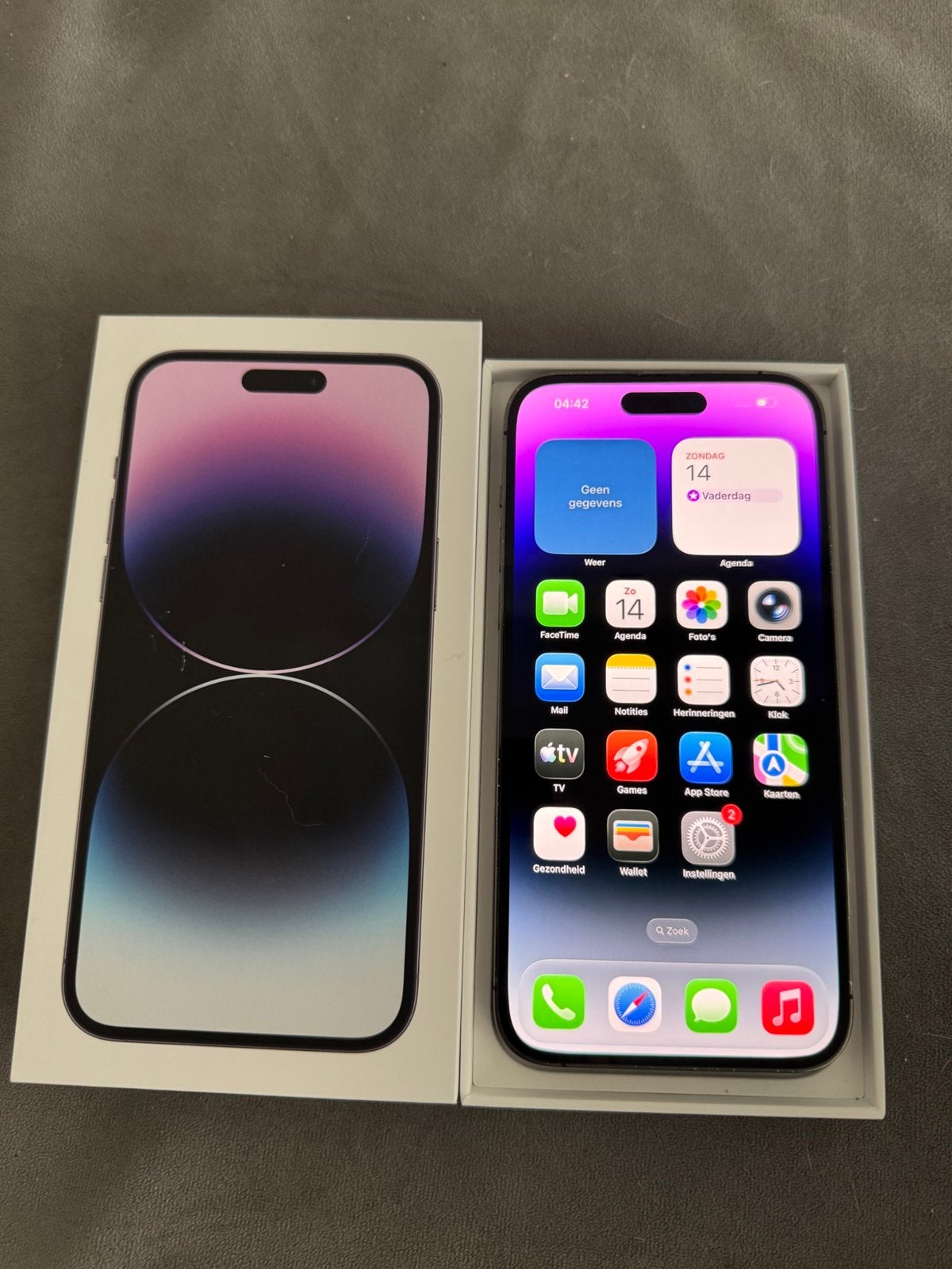 Iphone 14 pro max 128gb, Ophalen of Verzenden, Zo goed als nieuw, 84 %, IPhone 14 Pro Max