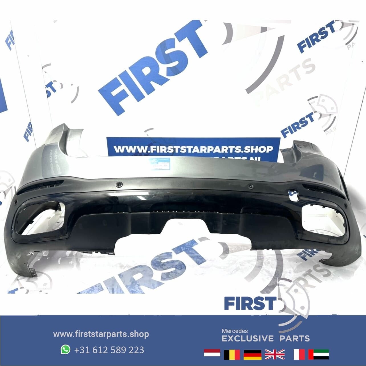 A1678851103 W167 V167 GLE 43 53 AMG ACHTERBUMPER GLE43 GLE53, Auto-onderdelen, Carrosserie, Bumper, Mercedes-Benz, Achter, Gebruikt
