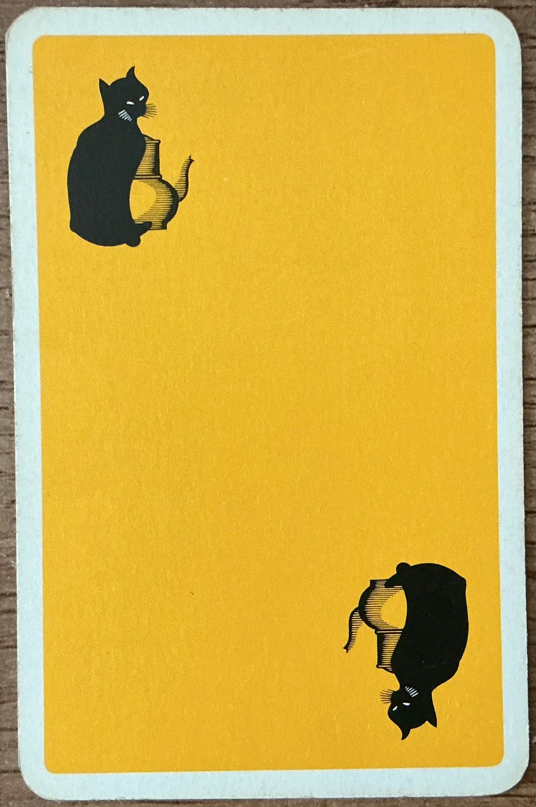 CARTE À JOUER CHAT NOIR/CAFÉ, Enlèvement ou Envoi, Comme neuf, Carte(s) à jouer