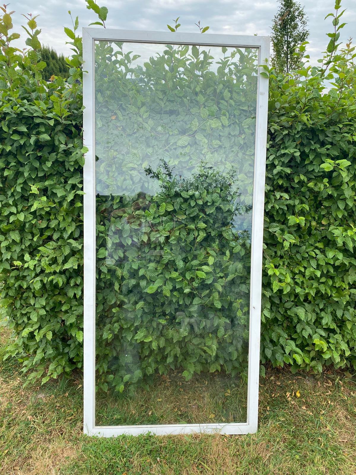 Aluminium panelen met veiligheidsglas, Bricolage & Construction, Plaques & Panneaux, Utilisé, Autres matériaux, 20 à 50 mm, Enlèvement