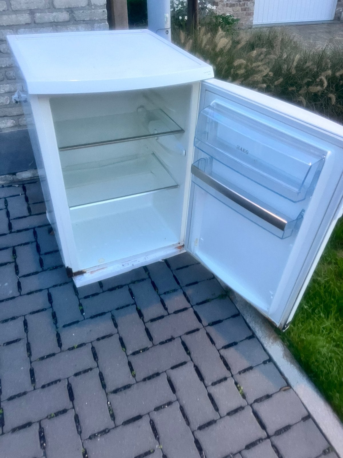 Tafel frigo aeg, Gebruikt, Minder dan 60 cm, Vrijstaand, Ophalen