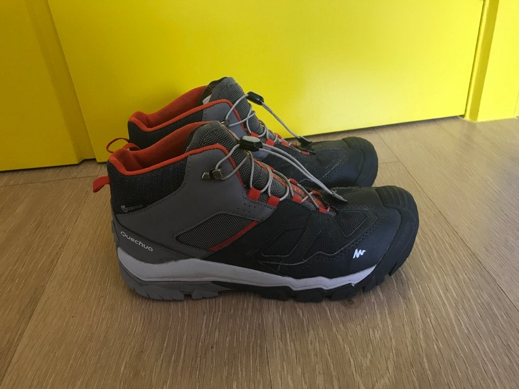 QUECHUA mt 37 Waterdichte hoge wandelschoenen voor kinderen, Sport en Fitness, Ophalen of Verzenden, Zo goed als nieuw, Schoenen