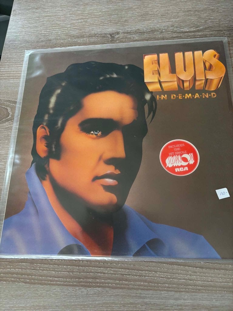 Elvis lp, In demand met hypesticker, Engelse persing, 5 euro, LP, Gebruikt, Ophalen of Verzenden, Beschermende buitenhoes