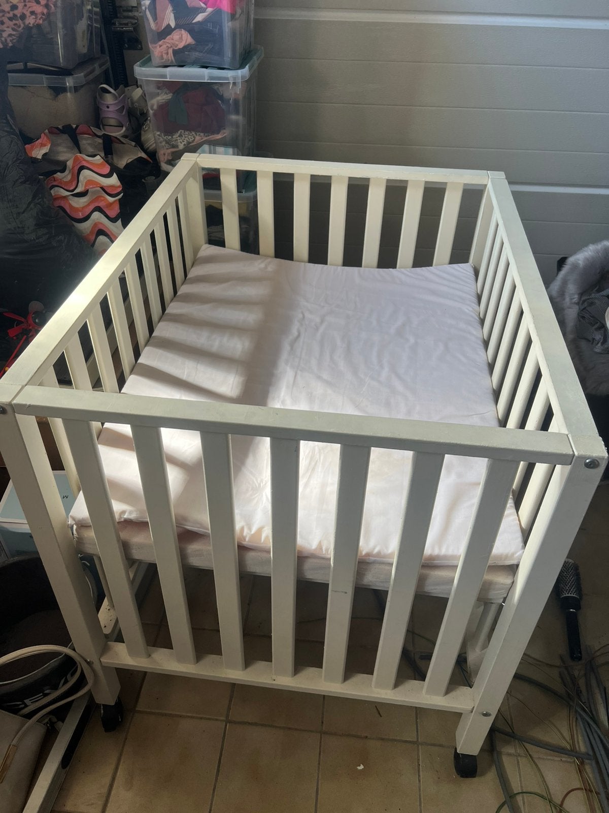 Babypark, Kinderen en Baby's, Babyparken, Ophalen, Gebruikt, Rechthoekig, In hoogte verstelbaar