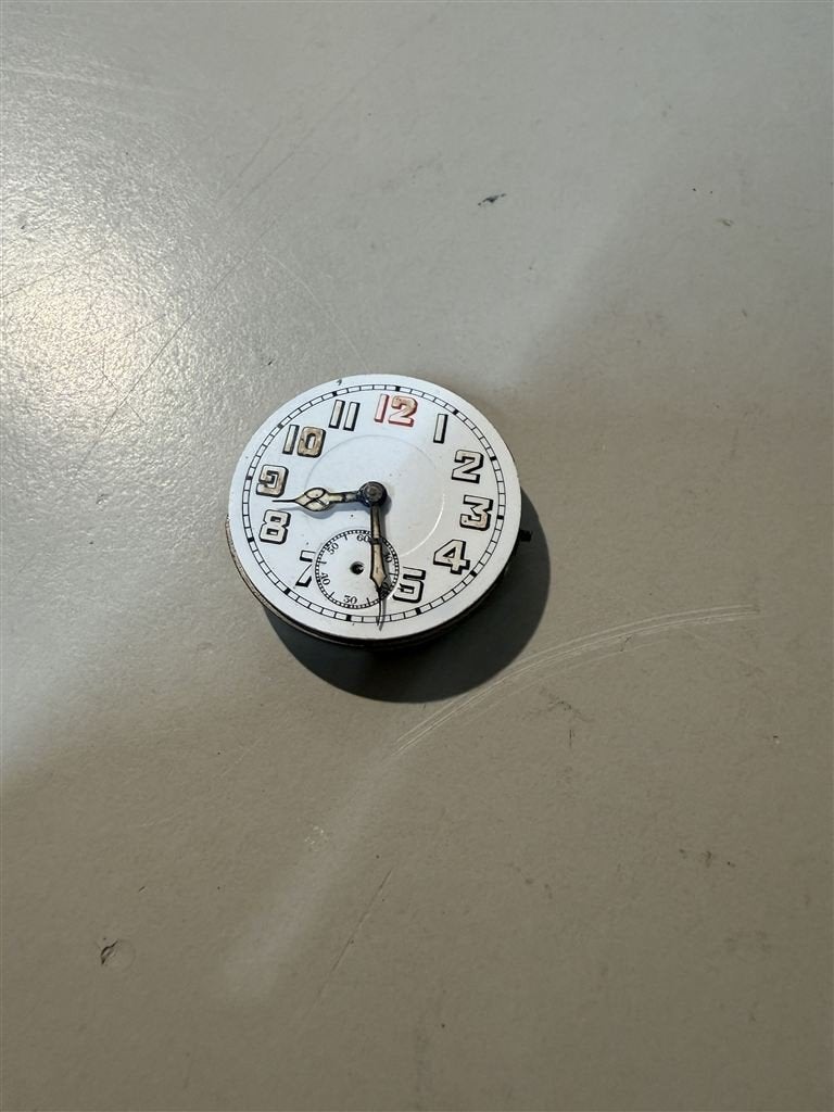 Vintage Trench Horloge Mechanisme - 29.4mm - Restauratie, Bijoux, Sacs & Beauté, Bracelets, Enlèvement ou Envoi, Utilisé