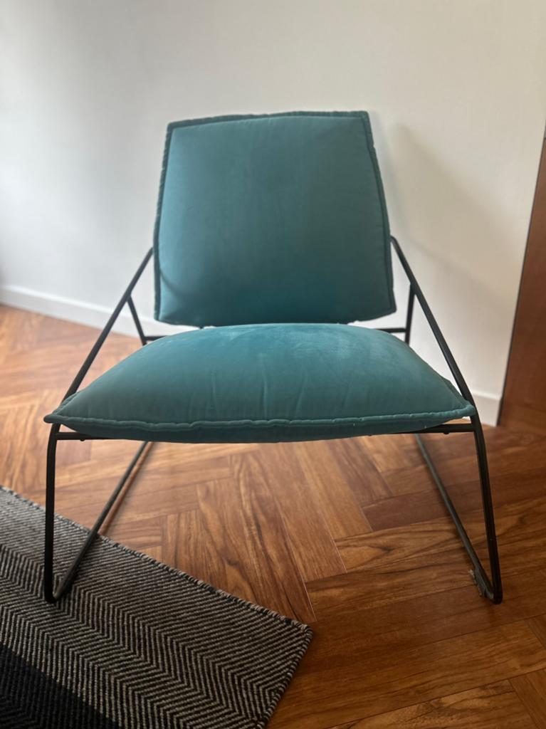 Ikea Villstad lounge zeteltje, Ophalen, Gebruikt, Eenpersoons, 75 tot 100 cm