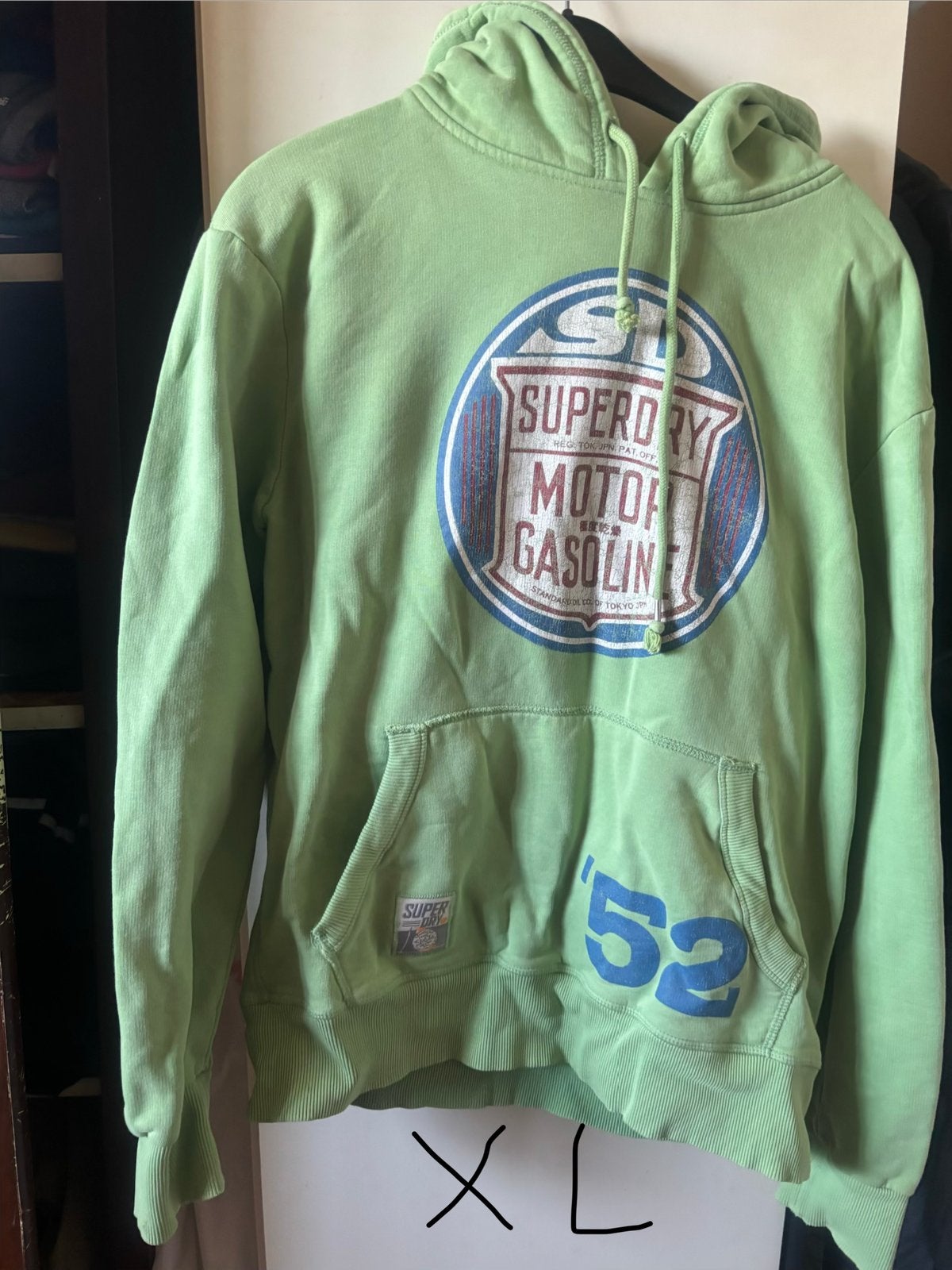 trui superdry, Kleding | Dames, Ophalen of Verzenden, Zo goed als nieuw, Maat 46/48 (XL) of groter, Groen