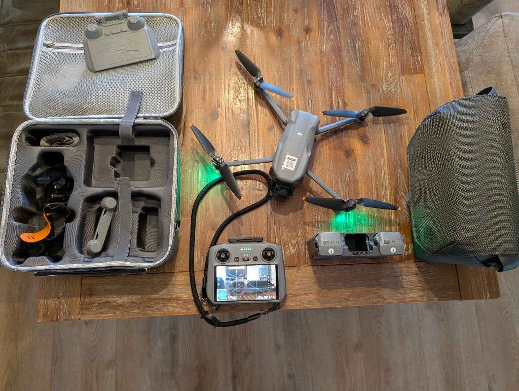 DJI Air 3S Fly More Combo. Zo goed als nieuw!!, Audio, Tv en Foto, Drones, Zo goed als nieuw, DJI, Professionele drone, Topkwaliteit