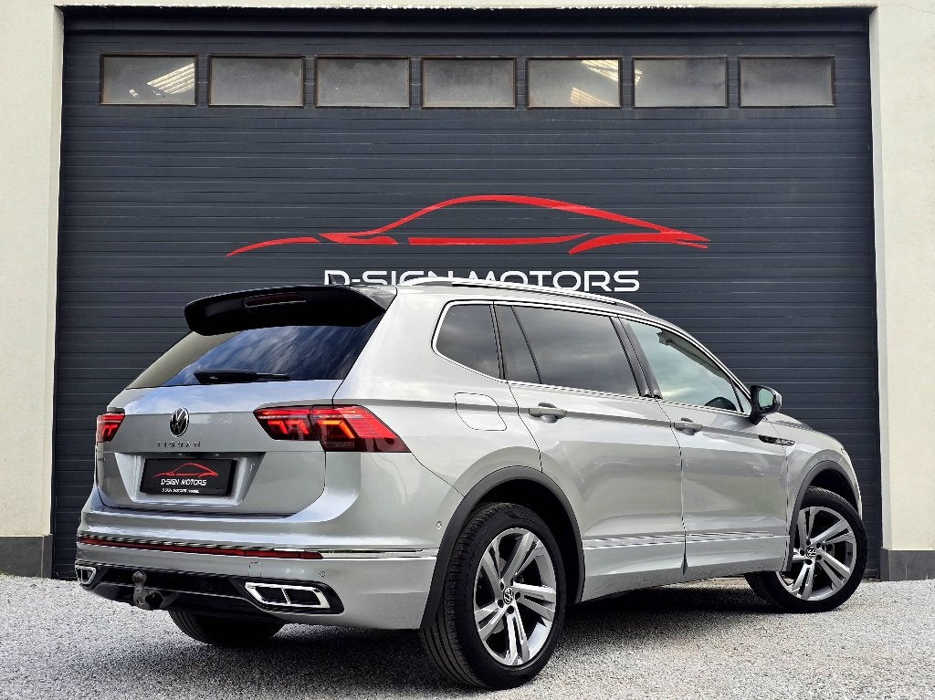 VOLKSWAGEN TIGUAN ALLSPACE 1.5 TSI R-LINE 7 PL 2021 62.074km, Autos, Cuir, Argent ou Gris, Achat, Entreprise