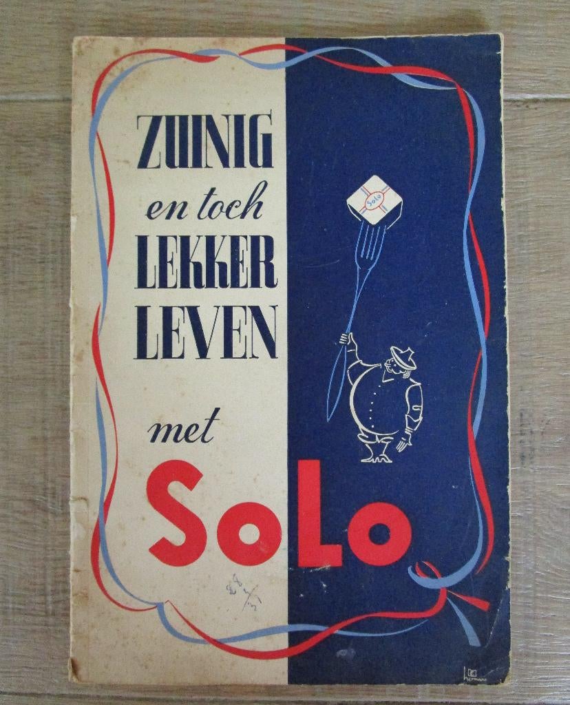 Oud recept boekje Solo, Boeken, Kookboeken, Ophalen of Verzenden, Gelezen, Nederland en België