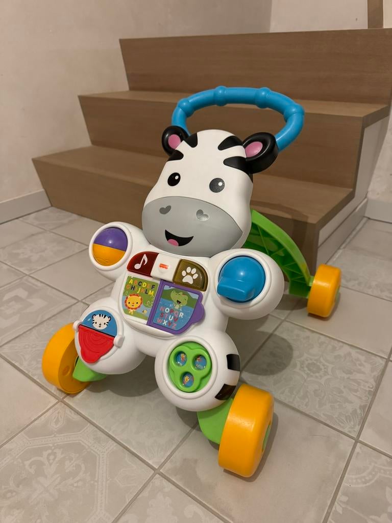 Zebra loopwagen, Kinderen en Baby's, Speelgoed | Fisher-Price, Ophalen, Zo goed als nieuw
