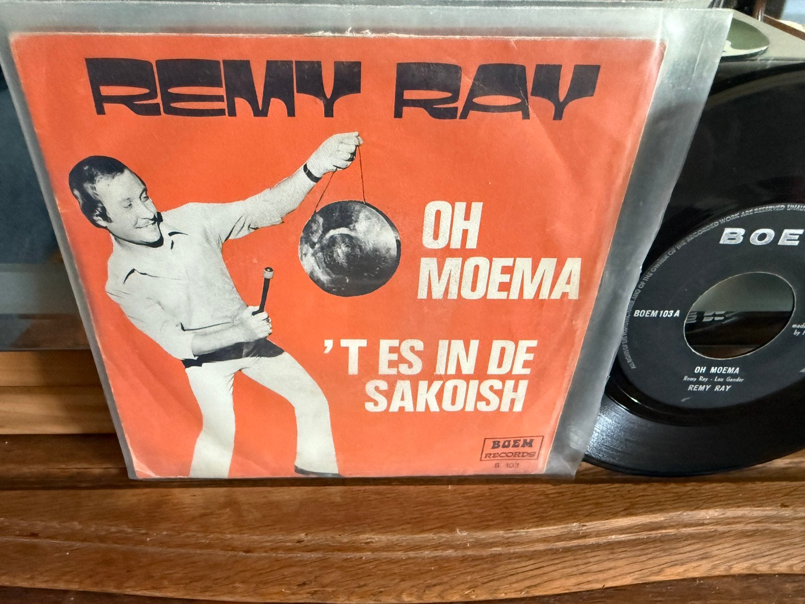 Oh Moema - C'est dans les Sakois, Pressage original, En néerlandais, Enlèvement ou Envoi, 7 inch