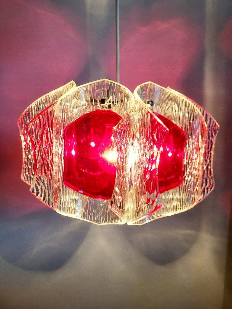 Space age hanglamp, ME Marbach, acryl, mid century,, Verzamelen, Ophalen of Verzenden