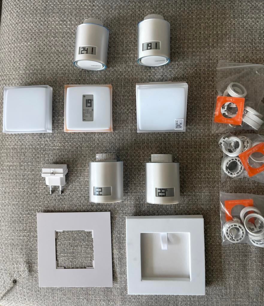 Netatmo thermostaat + 4 kranen – complete smart set, Bricolage & Construction, Enlèvement, Comme neuf