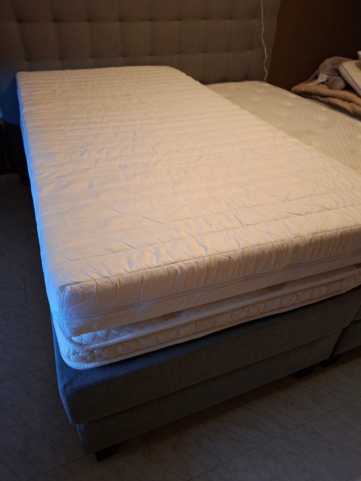1 pers matras nieuw 1.00 op 2.00 15 dik antie allergie, Ophalen, 100 cm, Eenpersoons, Nieuw