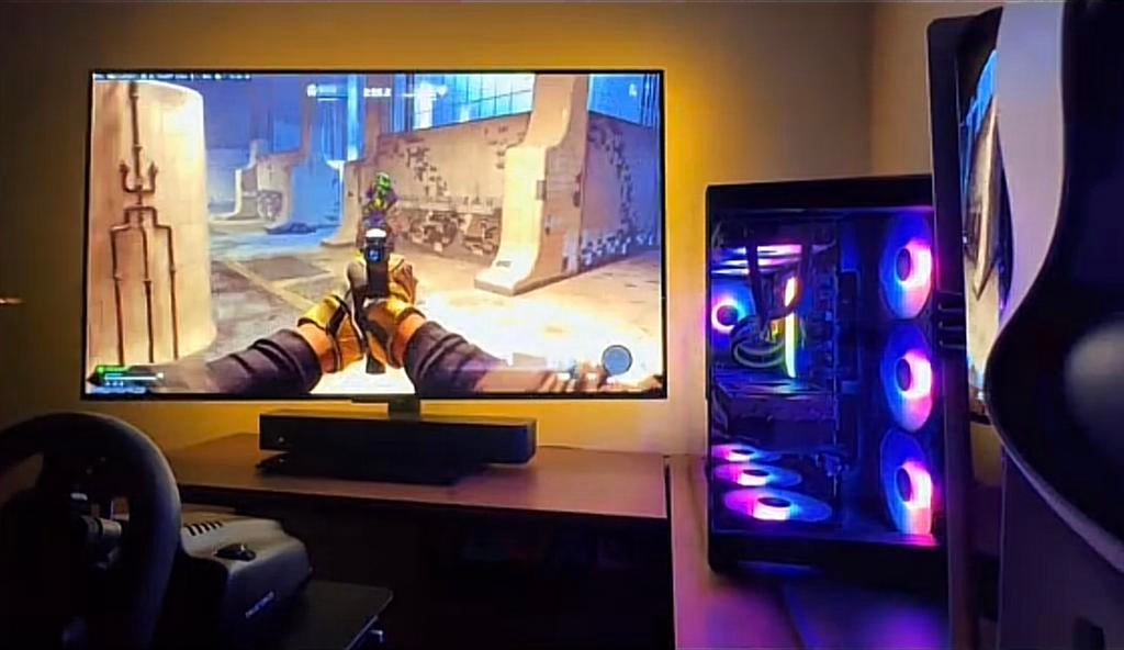 Monster PC RTX 5080, Computers en Software, Desktop Pc's, Ophalen, 64 GB of meer, Met monitor, Zo goed als nieuw