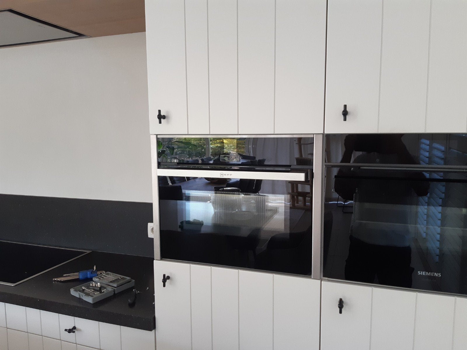 Neff inbouw combi oven - magnetron en oven, Elektronische apparatuur, Ophalen, 45 tot 50 cm, Oven, Neff