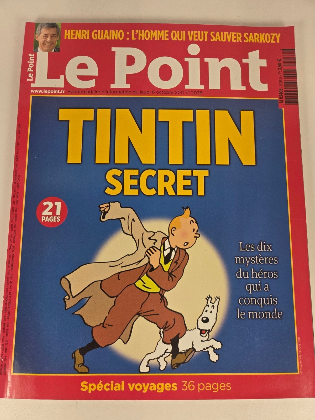 Tintin Hergé, Enlèvement ou Envoi