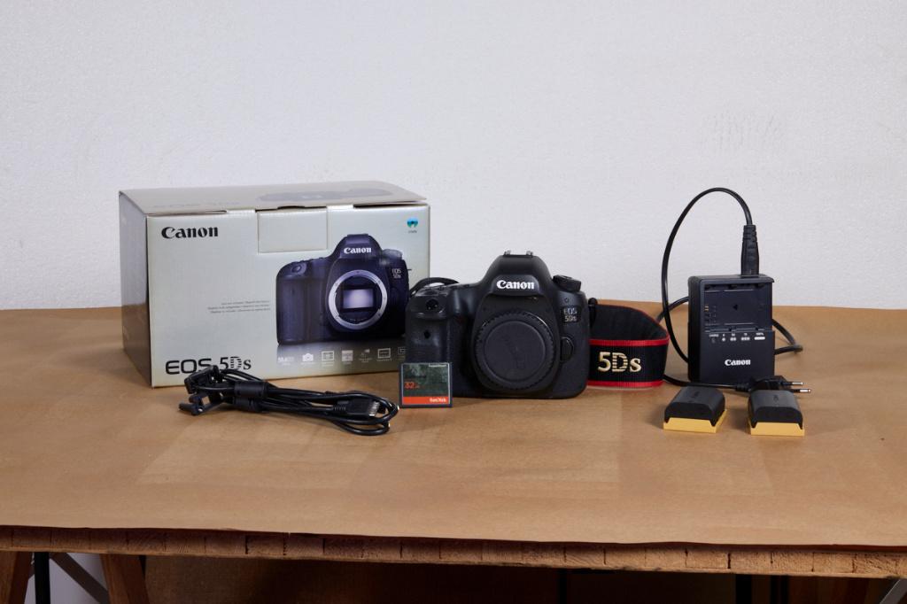 Canon EOS 5 Ds+-lenzen, Audio, Tv en Foto, Fotocamera's Digitaal, Ophalen, Spiegelreflex, Canon, 50 Megapixel