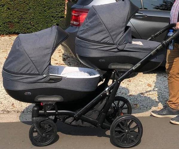 Buggy Tweeling - 3 in 1 - Reiswieg + Maxi-Cosi + Buggy, Kinderen en Baby's, Zo goed als nieuw, Duowagen, Ophalen, Kinderwagen