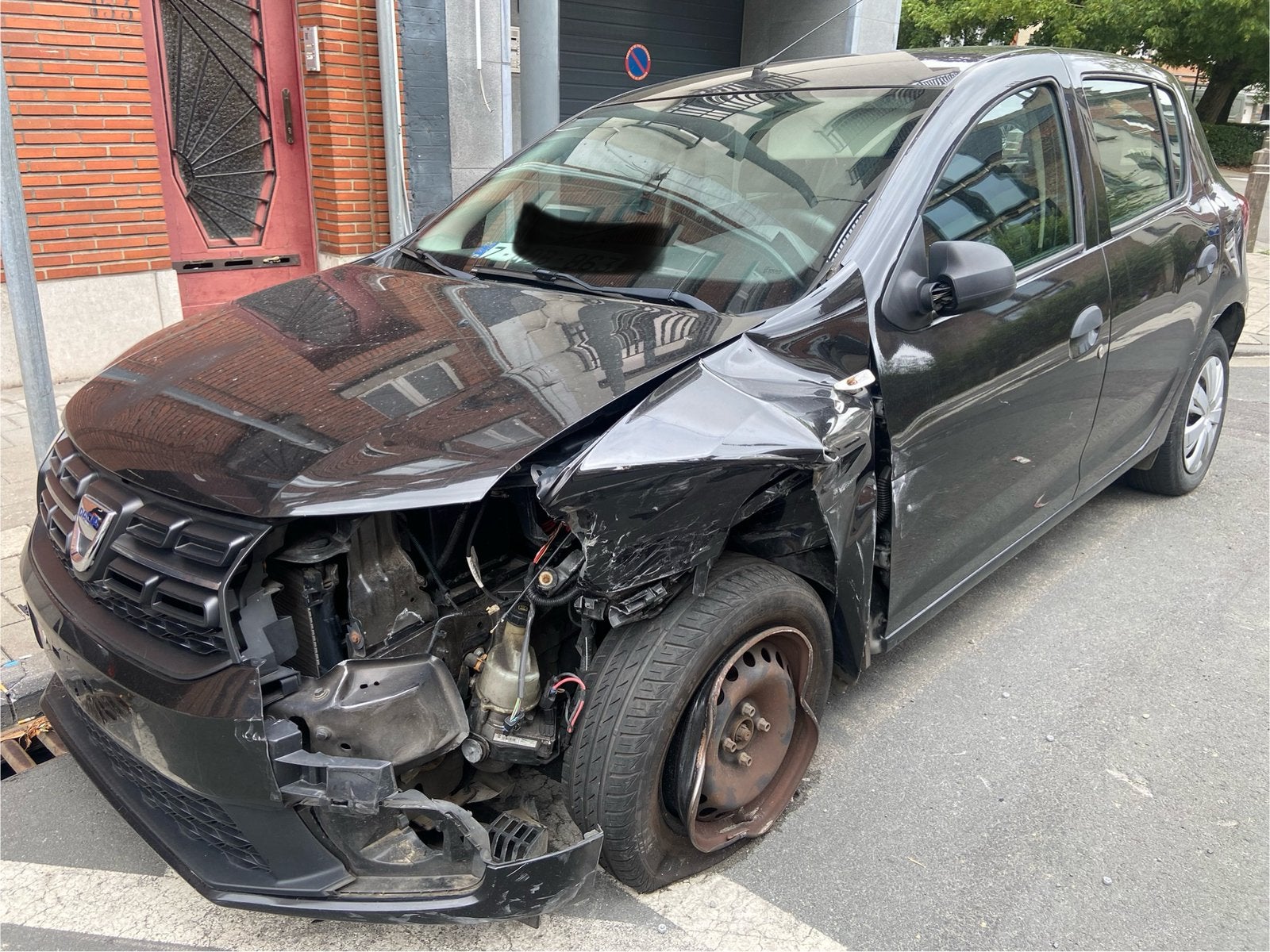 Dacia sansero 2018 seulement 86900 km, Autos, Dacia, Achat, Euro 6, Boîte manuelle, Noir