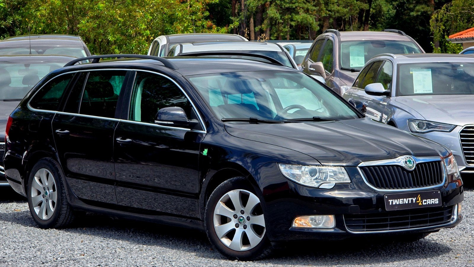 Skoda Superb Airco ZetelV Break Manueel Navigatie, Autos, Achat, Entreprise, Boîte manuelle, Noir