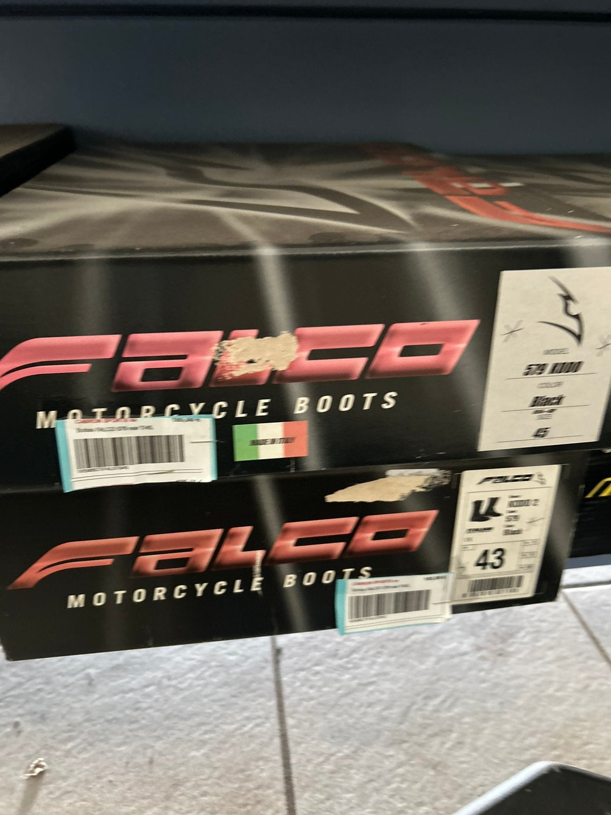 paire de bottes de moto étanches , Falco, Enlèvement, Pantalon | cuir