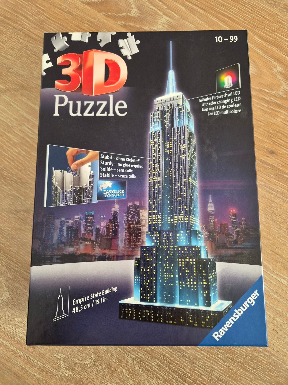 3D puzzel ravensburger, Hobby en Vrije tijd, Ophalen, Minder dan 500 stukjes, Zo goed als nieuw, Rubik's of 3D-puzzel