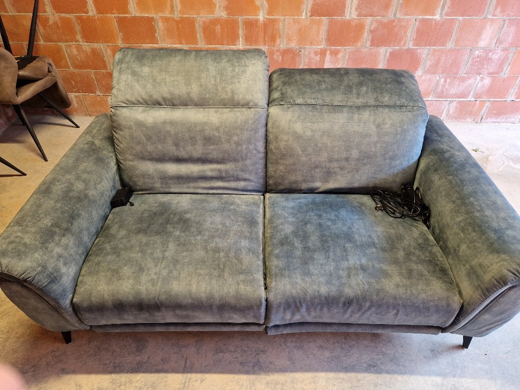 Tissu pour siège électrique 2,5 places (bleu), Maison & Meubles, Canapés | Salons, Comme neuf, Banc droit, Tissus, Enlèvement