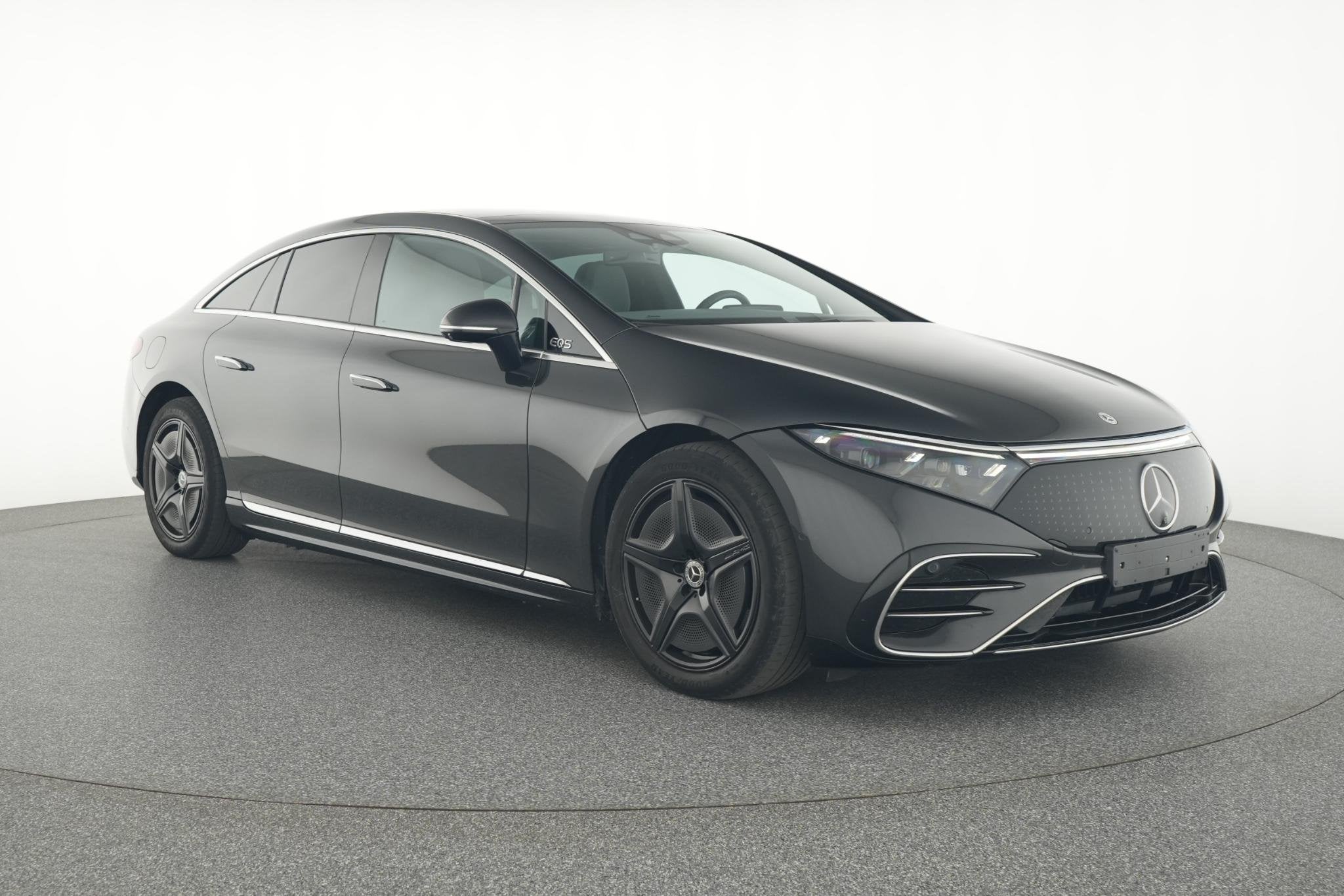 Mercedes-Benz EQS 350 AMG Line + AIRMATIC + PANO DAK + GESTU, Auto's, Mercedes-Benz, Automaat, Achterwielaandrijving, 90 kWh, Zilver of Grijs