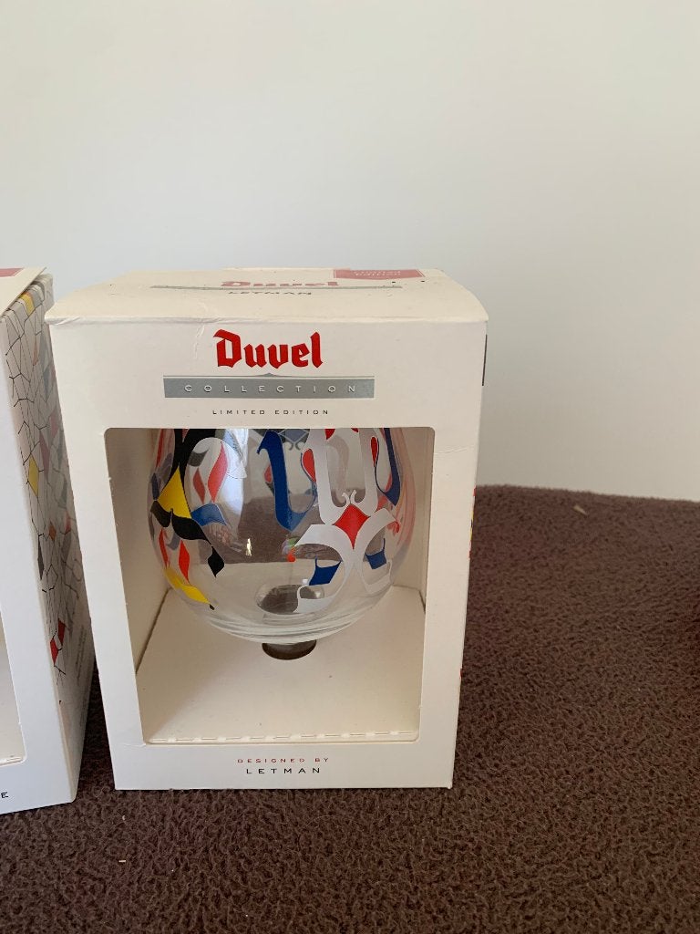 Duvel glas collections Letman, Verzamelen, Ophalen of Verzenden, Nieuw, Glas of Glazen, Duvel