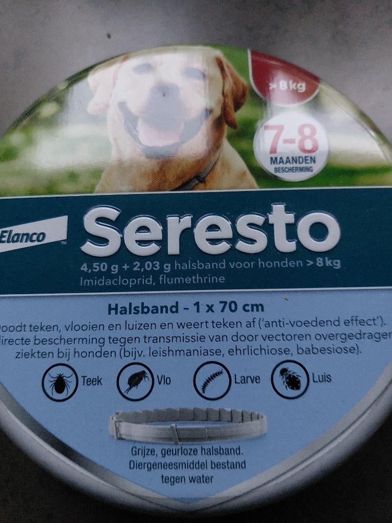seresto halsband voor honden, Animaux & Accessoires, Enlèvement, Neuf