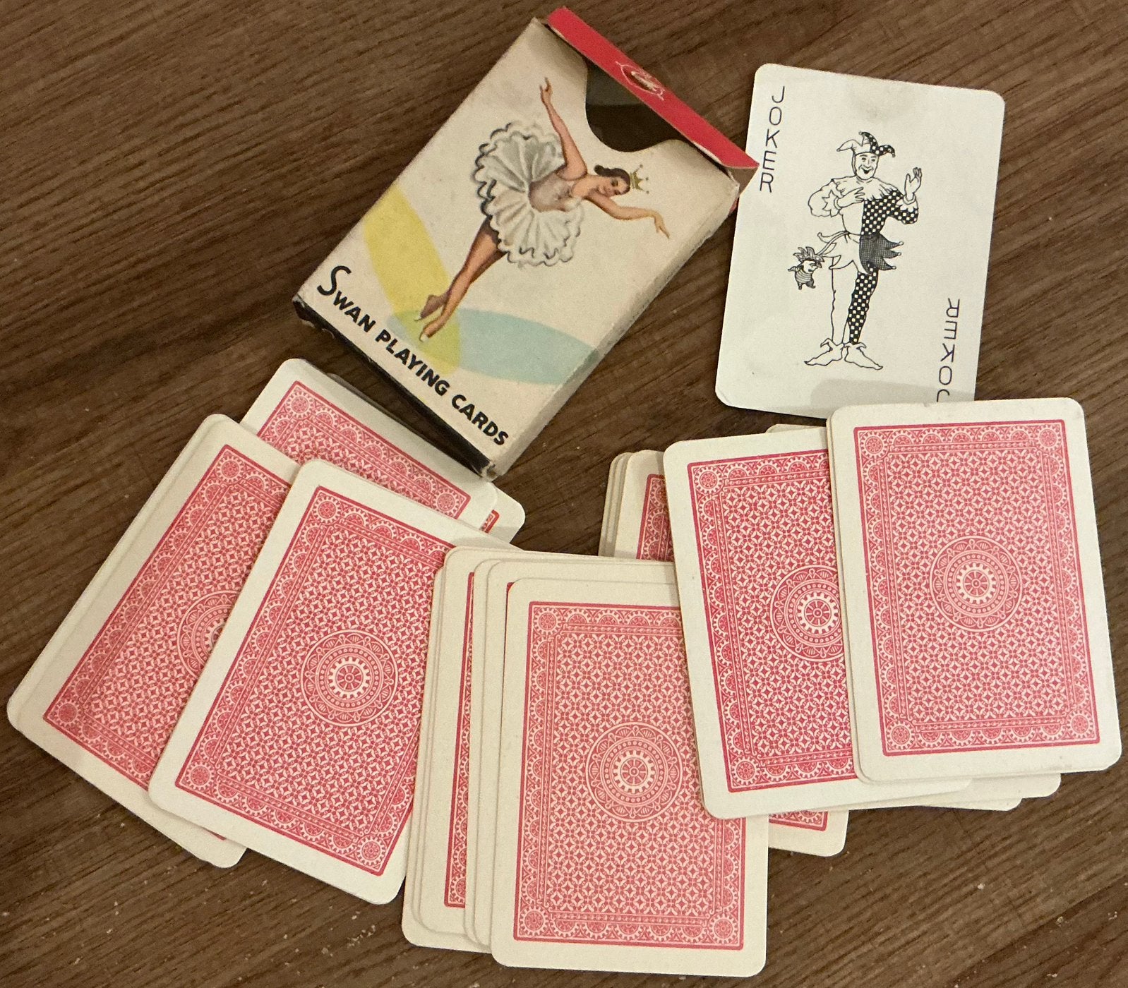 Ancien jeu de cartes SWAN PLAYING CARDS, Collections, Enlèvement ou Envoi, Comme neuf, Carte(s) à jouer