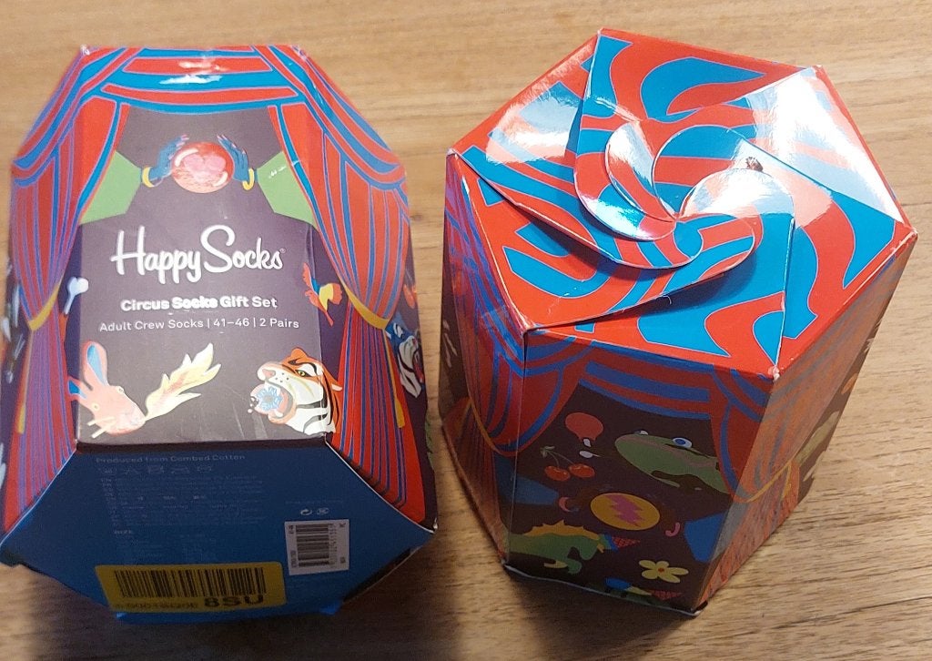 2 x Happy Socks Circus Gift Set (2 paar) maat 41-46, Kleding | Heren, Sokken en Kousen, Ophalen of Verzenden, Nieuw, Maat 43 t/m 46