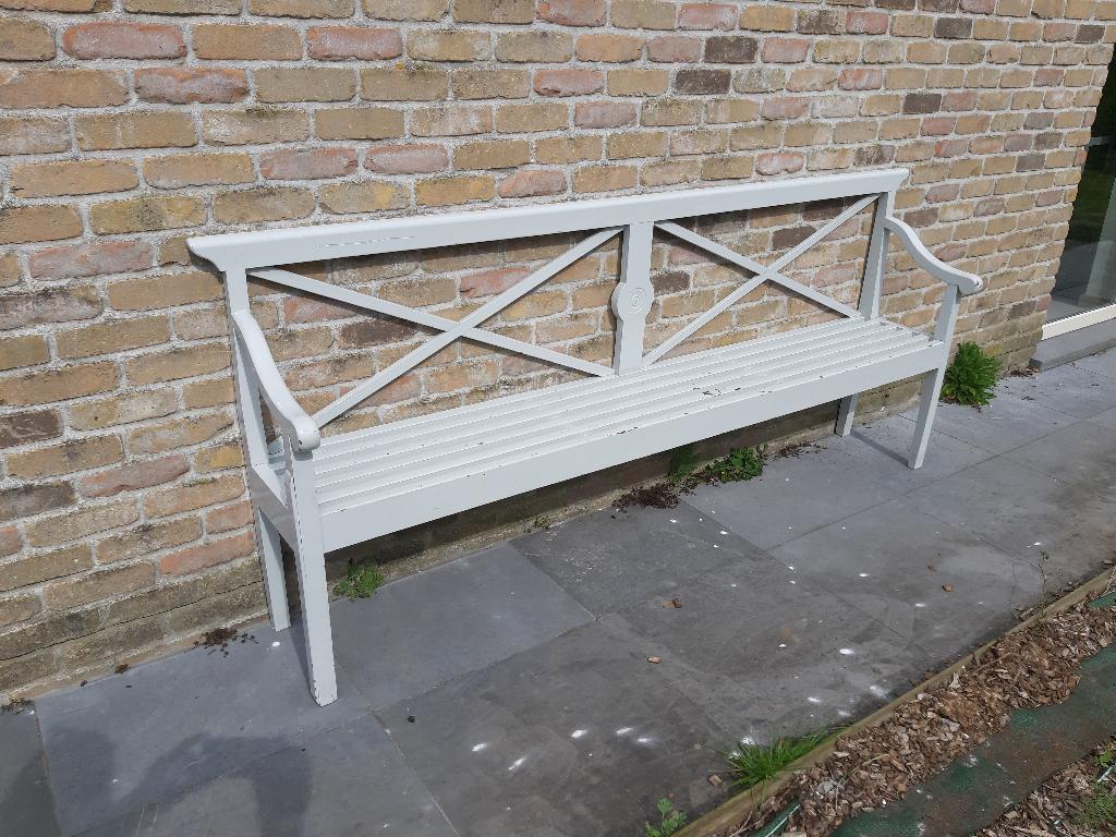 oude zitbank, Ophalen