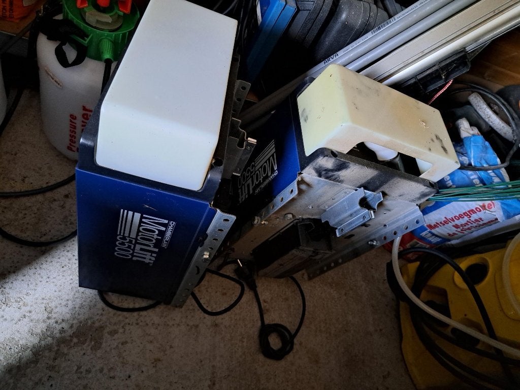 motor garagepoort, Ophalen, Gebruikt, Elektromotor