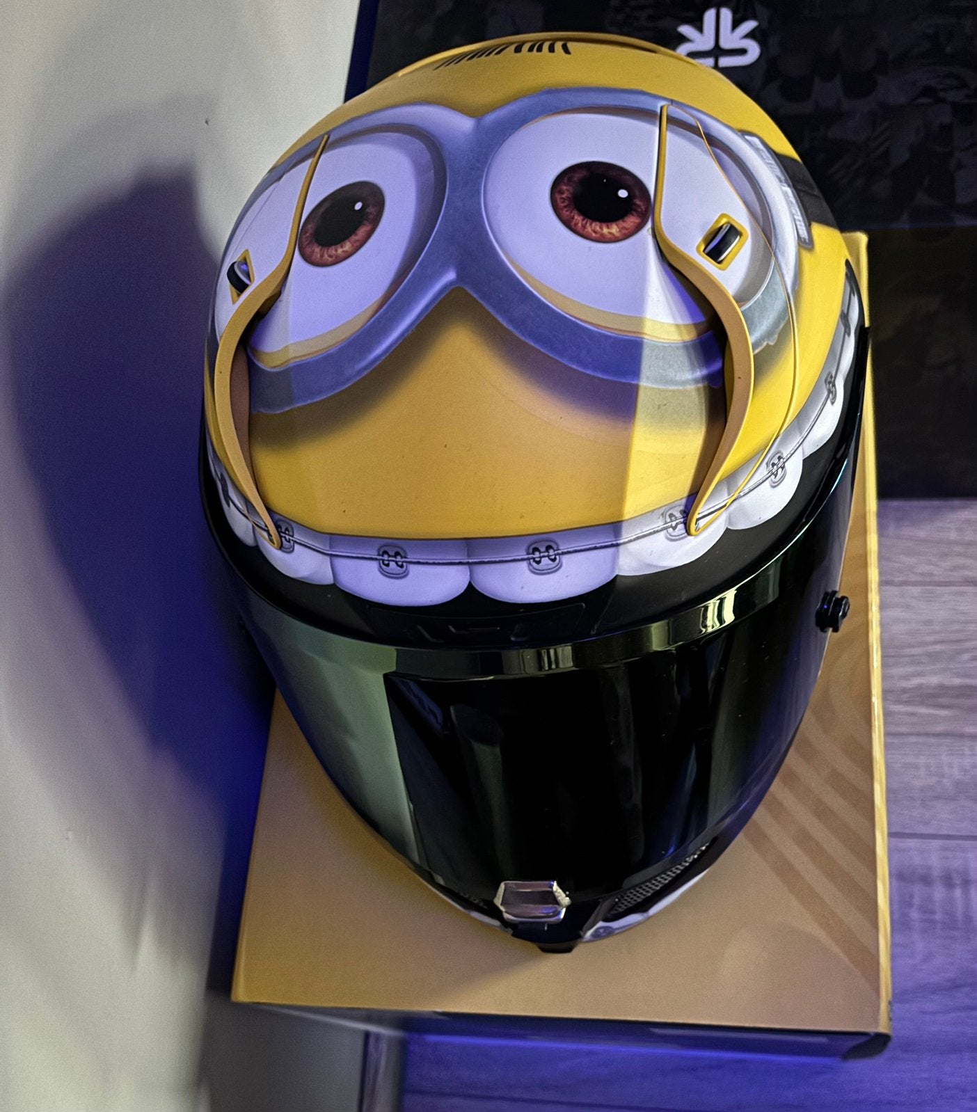 HJC RPHA 11 Otto Minions Geel Maat L, HJC, Casque intégral, Enlèvement, Neuf, sans ticket