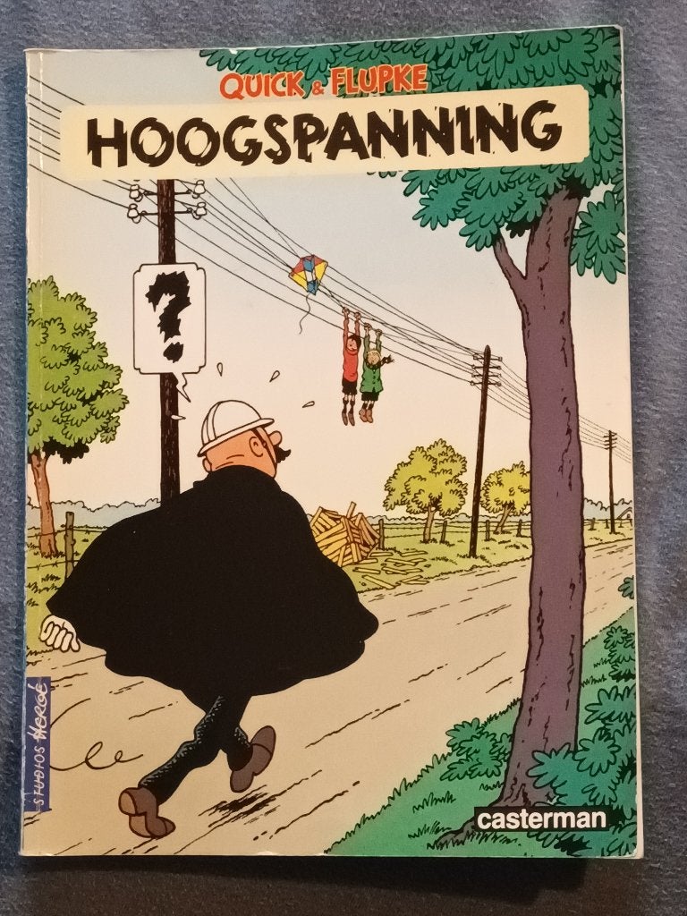 Kwik en Flupke: hoogspanning, Une BD, Enlèvement, Utilisé