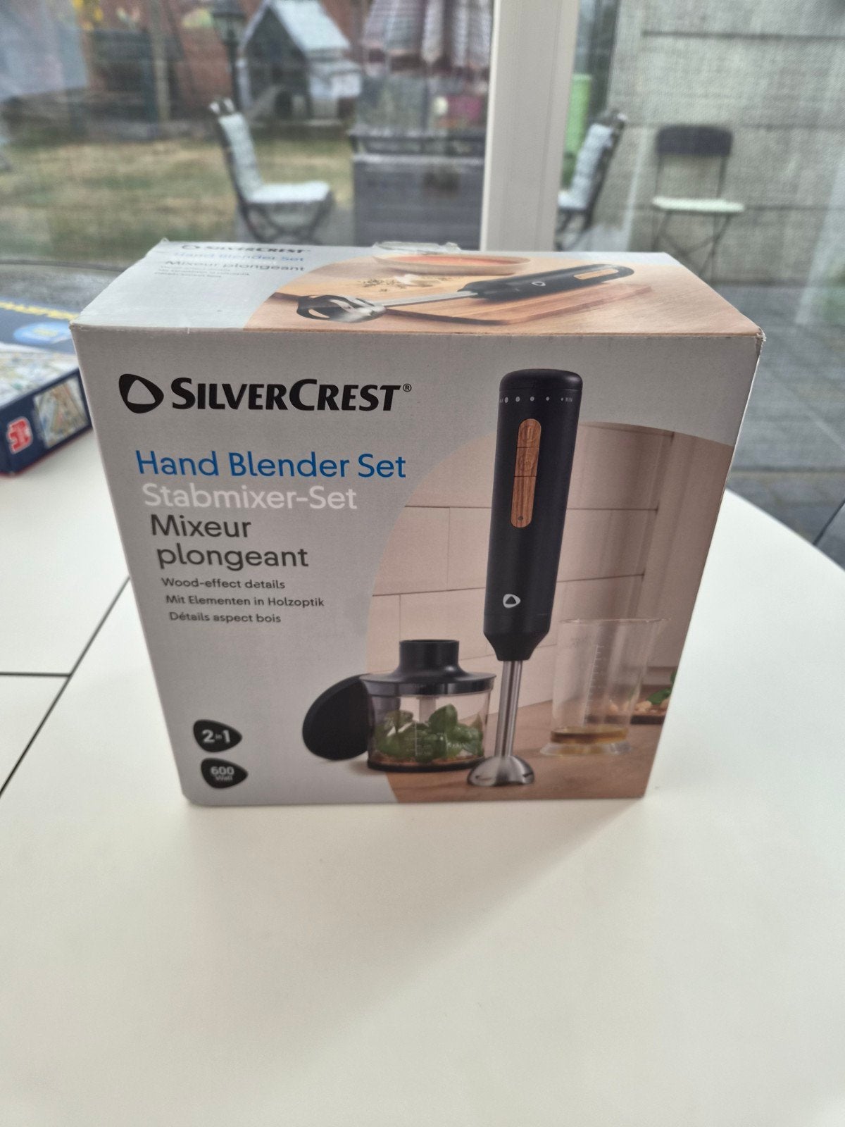 Staafmixer - set SilverCrest - nieuw in doos, Electroménager, Mélangeurs de cuisine, Enlèvement ou Envoi, Neuf, 3 vitesses ou plus