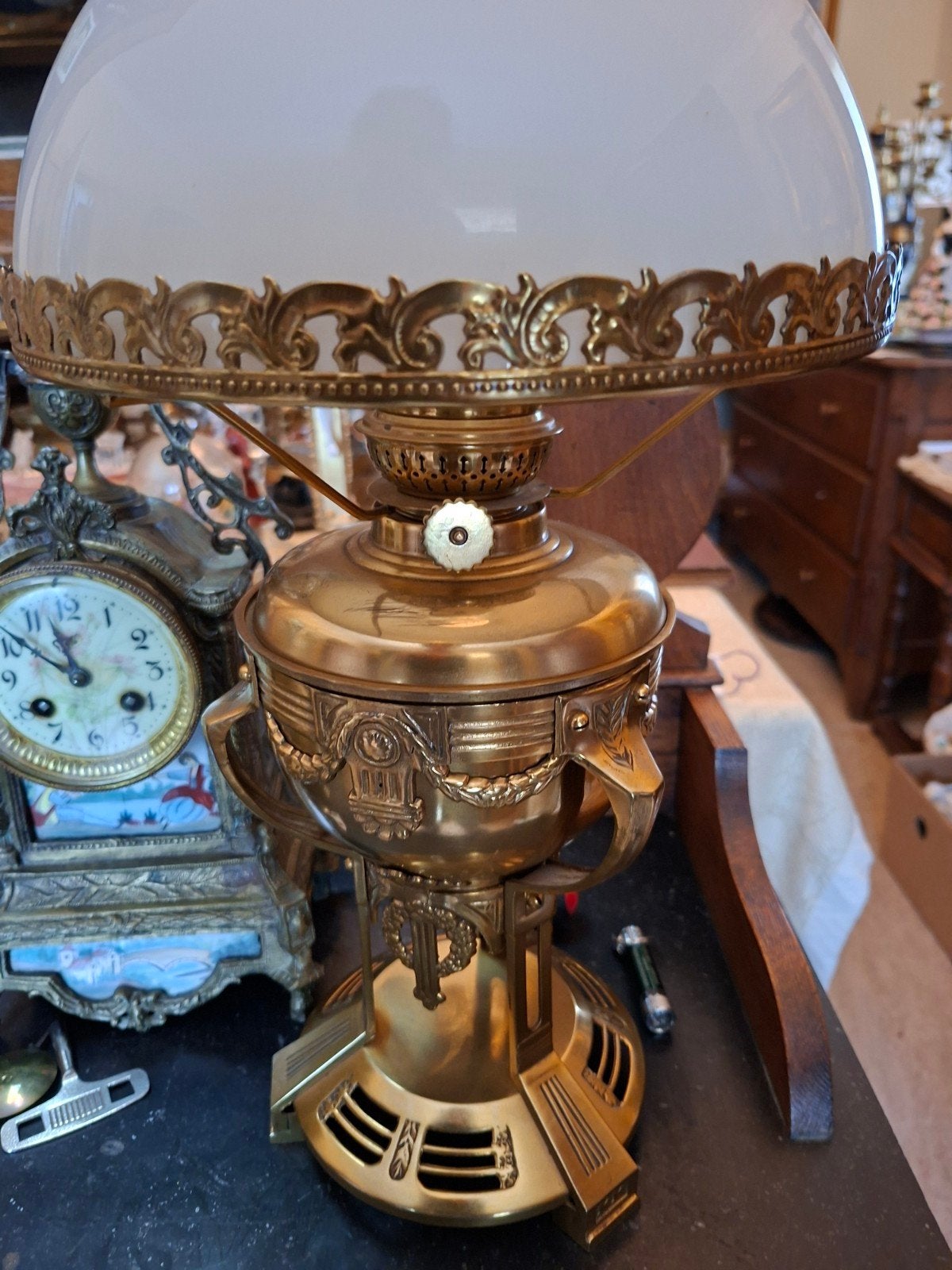 Mooie staander lamp, Enlèvement