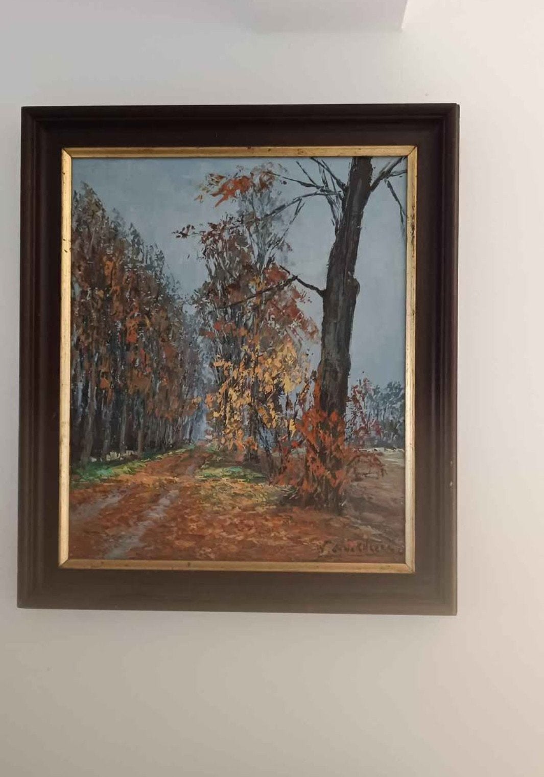 olieverf kunstwerk, Enlèvement, Peinture à l'huile, Paysage