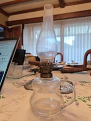Lampe à huile, Enlèvement