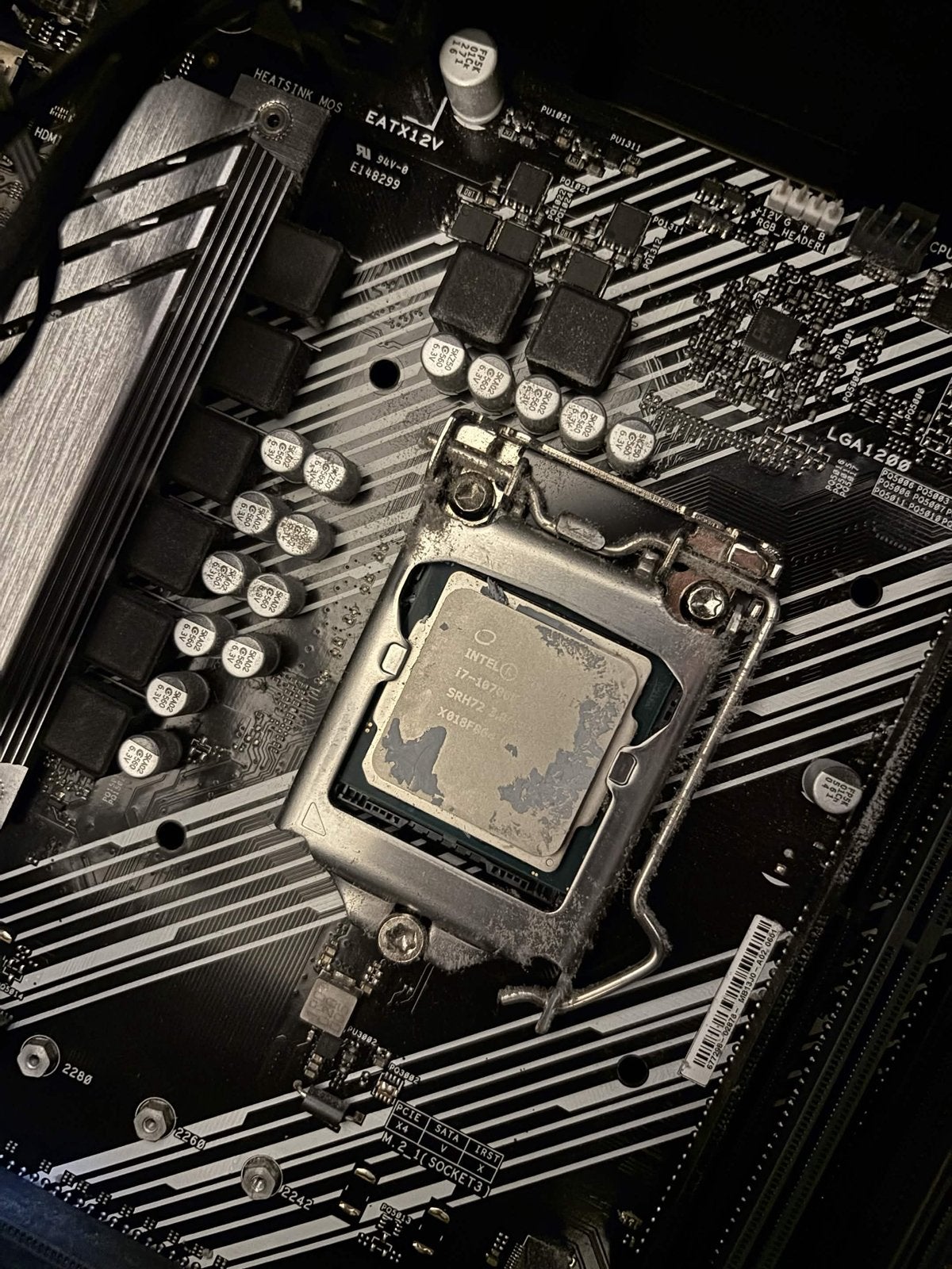 I7 10700K + ASUS PRIME B460 PLUS, Ophalen, Zo goed als nieuw