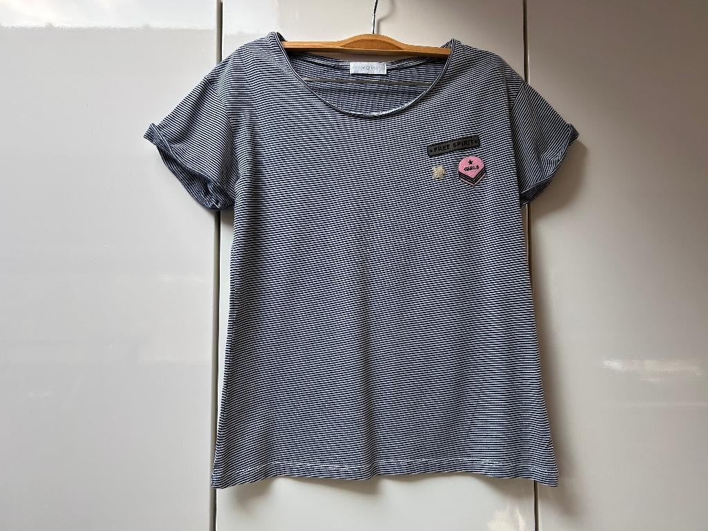 Tee-shirt ligné bleu Cache Cache - Taille 1 *, Blauw, Cache-cache, Ophalen of Verzenden, Zo goed als nieuw