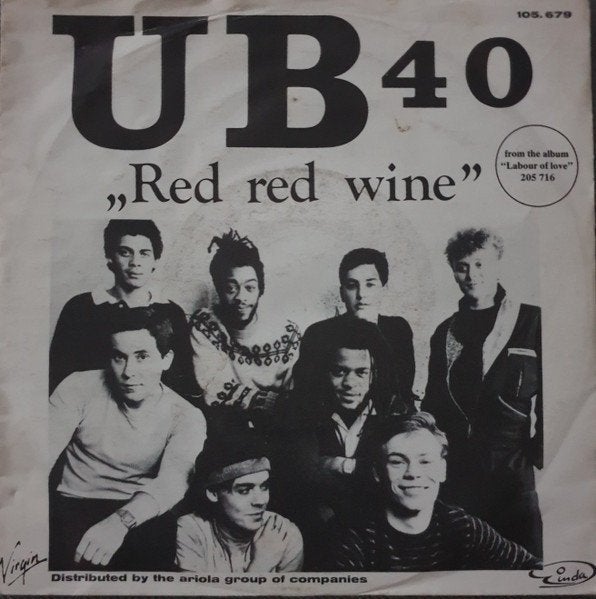 7" UB40 – Red Red Wine, Cd's en Dvd's, Vinyl Singles, Gebruikt, 7 inch, Ophalen of Verzenden, Pop
