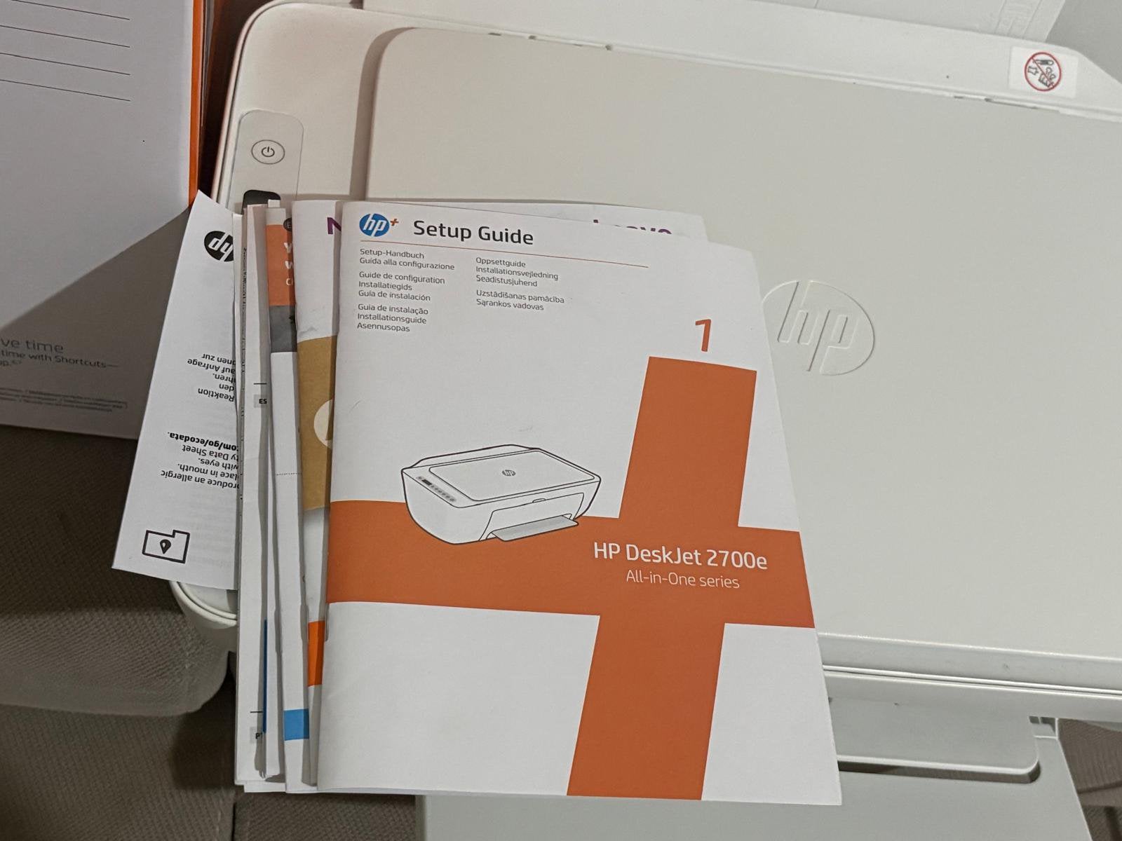HP DeskJet 2710e printer, witte kleur., Computers en Software, Ophalen, Zo goed als nieuw, Printer